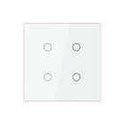 Interruptor 4x4" 4 Módulos Touch Branco Wi-Fi Ambiente Conectado Steck