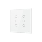 Interruptor 4x4" 6 Módulos Touch Branco Wi-Fi Ambiente Conectado Steck