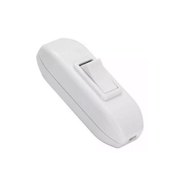 Interruptor Abajur Tipo Centro Cordão Pera Margirius Branco