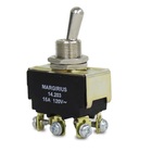 Interruptor Alavanca Metálica Bipolar 14203 Liga-desliga-liga