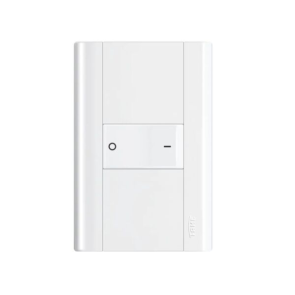 Interruptor Bipolar Com Placa 4x2 Fame Modulare Branco