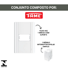 Interruptor Bipolar Com Placa 4x2 Fame Modulare Branco