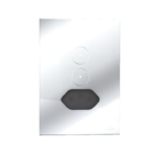 Interruptor De Luz Touch Wi-fi Tok Glass 2 Botões+tom Prata L