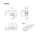 Interruptor Deslizante Hh-201 Metálico 10a/120vca 6a/250vca 5