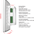 Interruptor Dimmer Wifi Inteligente Slide Touch 3 Botões 4x2