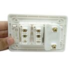 Interruptor Duplo 2 Portas Usb Celular Adaptador Parede