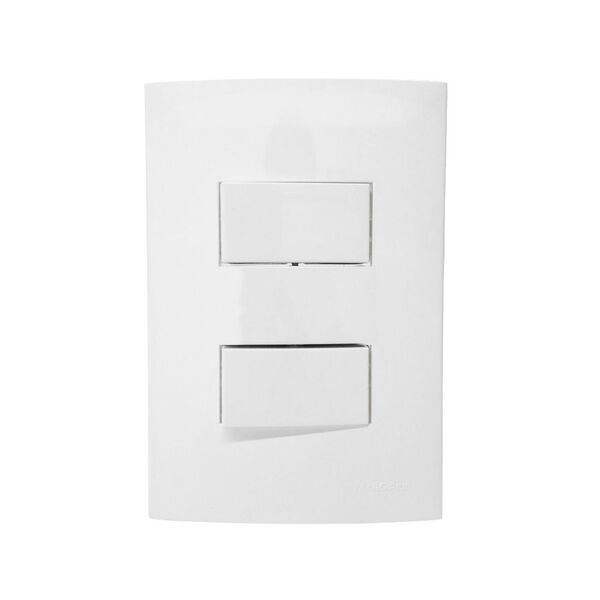 Interruptor Duplo Par Sp Sleek  Margirius