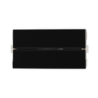 Interruptor Duplo Simples Manual 10A Sleek Preto Margirius