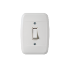 Interruptor Embutir 1 Tecla  Simples Placa Branca Pezzi Linha