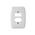 Interruptor Embutir 1 Tecla Paralela+tom.(2p+t)20a Placa Br P