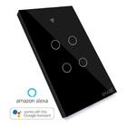 Interruptor Inteligente Ekaza Wi-fi 4 Botões Touch Automação