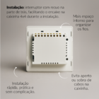 Interruptor Inteligente Smart Wi-fi Alexa Google 6 Botões 4x4