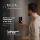 Interruptor Inteligente Smart Zigbee Alexa google 3 Botões 4x