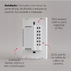 Interruptor Inteligente Smart Zigbee Alexa google 4 Botões 4x