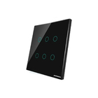 Interruptor Inteligente Touch Wi-fi 4x4 6 Botões Rf433 Preto