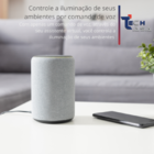 Interruptor Inteligente Zigbee 1 Botão Touch Preto - Branco