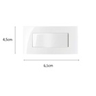 Interruptor Intermediário Para Móvel Branco Margirius