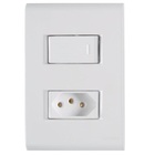 Interruptor Liz 1 Simples + Tomada 10a Tramontina - Unico