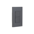 Interruptor Mecânico 4x2" 2 Módulos Zigbee Chumbo Ambiente Conectado Steck