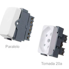Interruptor Paralelo + 2 Tomada 20a Branco 4x2 Margirius B3