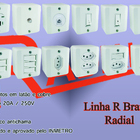 Interruptor Paralelo + Tomada 10a Sistema X Branco S/ Placa