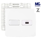 Interruptor Paralelo + Tomada Usb 1a Bivolt 4x4 Margirius B3