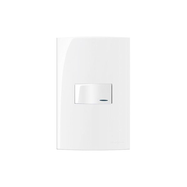 Interruptor Paralelo Com Luz Margirius Sleek 10a Com Placa 4x