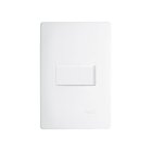 Interruptor Paralelo Fame Habitat Com Placa 4x2 Branco