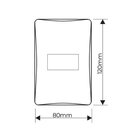 Interruptor Paralelo Fame Habitat Onix Com Placa 4x2 Onix