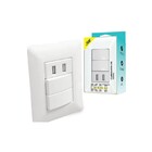 Interruptor Parede Carregador Usb 5v Bivolt Jwcom Crc-tu123
