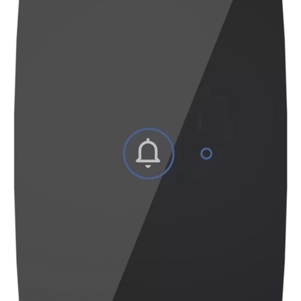 Interruptor Pulsador De Campainha Touch 1 Botão 4x2 Preto