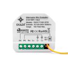 Interruptor Relé Mini Embutido Ekaza Wi-fi Ble 2 Canais 10a