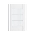 Interruptor Simples 3 Teclas Com Placa 4x2 Fame Modulare Bran