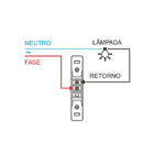 Interruptor Simples    Branco Blanc Fame