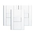 Interruptor Simples Com Placa 4x2 Fame Modulare - Kit 3 Un Br