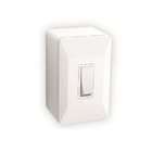 Interruptor Simples 10A de Sobrepor Branco Fame