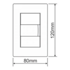 Interruptor Simples E Tomada 2p+t 20a Fame Evidence Com Placa