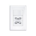 Interruptor Simples E Tomada Dupla 2p+t 20a Fame Evidence Com