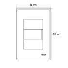 Interruptor Simples Evidence 16a/250v - 3741