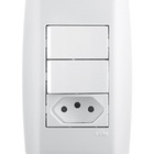 Interruptor Slim 2 Tecla Simples + Tom 10a 80210 Ilumi - Unico