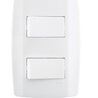 Interruptor Slim 2 Tecla Simples Horiz 8018 Ilumi - Unico