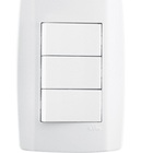 Interruptor Slim 3 Tecla Simples 8019 Ilumi - Unico