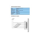 Interruptor Smart Home Touch 4 Botões Wifi  Weg Preto