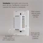 Interruptor Smart Inteligente Wi-fi Alexa Google 1 Botão 4x2