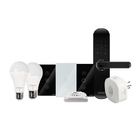 Interruptor Smarteck 4X2" Dimmer Touch Preto Wifi acabamento em vidro compativel com Alexa, Google e Siri