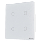 Interruptor Smarteck 4X4" 4 Módulos Touch Branco