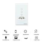 Interruptor Tomada Inteligente Wi-fi 2 Botões Novadigital