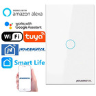 Interruptor Touch De 1 Tecla Inteligente Zigbee Branco Alexa,