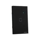 Interruptor Touch Smart Wi-Fi 1 Tecla EWS 1001 Preto Intelbras Izy