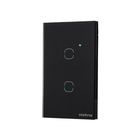 Interruptor Touch Smart Wi-Fi 2 Teclas EWS 1002 Preto Intelbras Izy